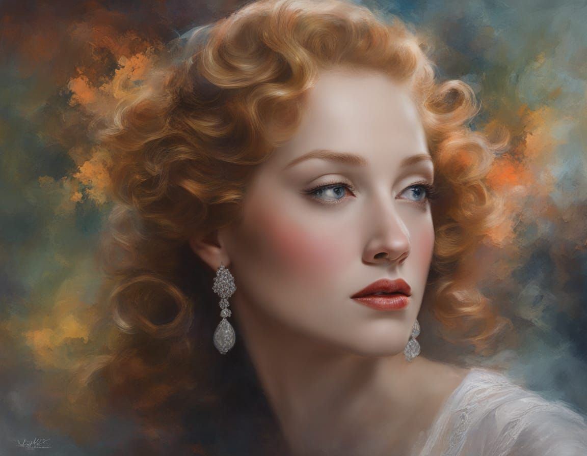 Hyperrealistic Portrait in Impasto Style