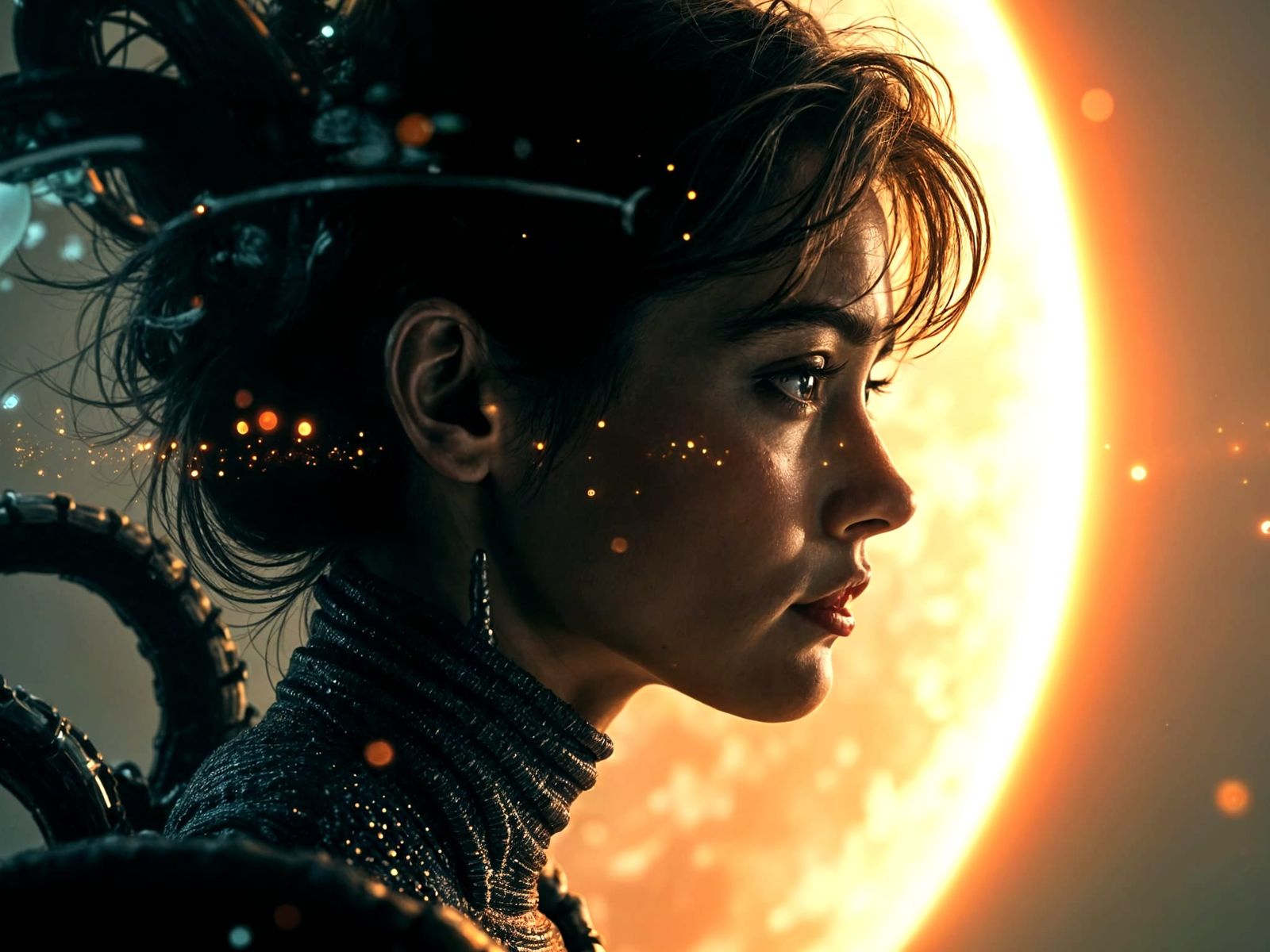 Alien Goddess Reigns Over a Celestial Gas Giant in Cosmic Do...