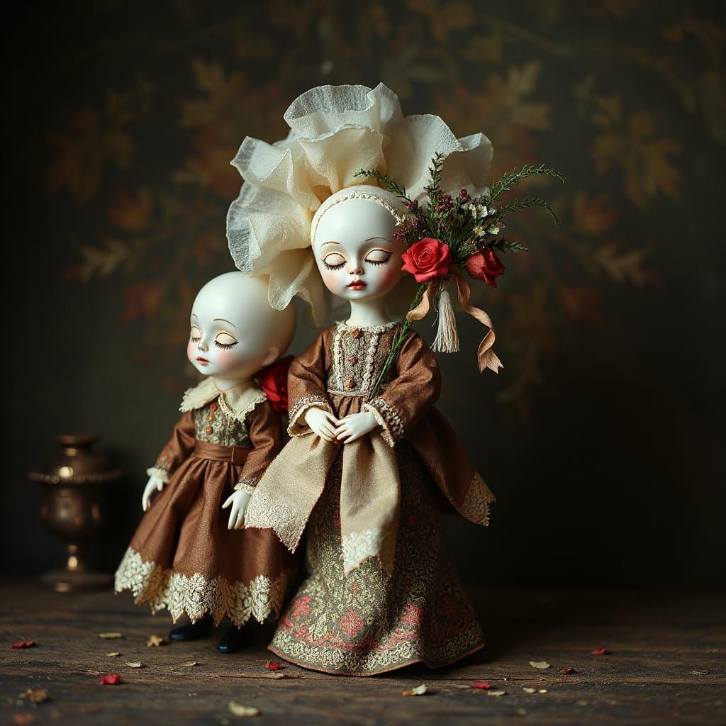 Macabre RUSSIAN Dolls Mannerism Vaporwave Artemisia Gentilhe...