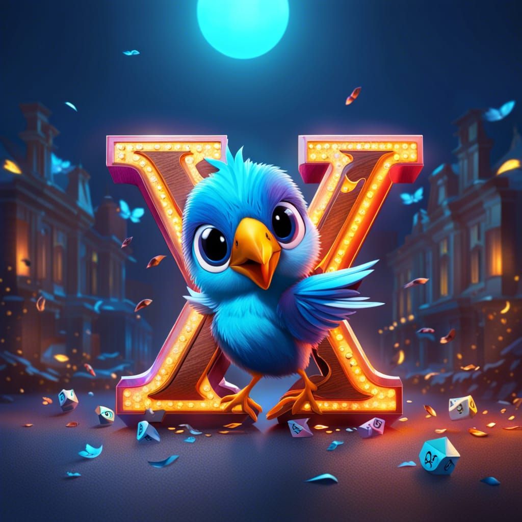 Embracing Change: Twitter Bird's Joyful Fusion