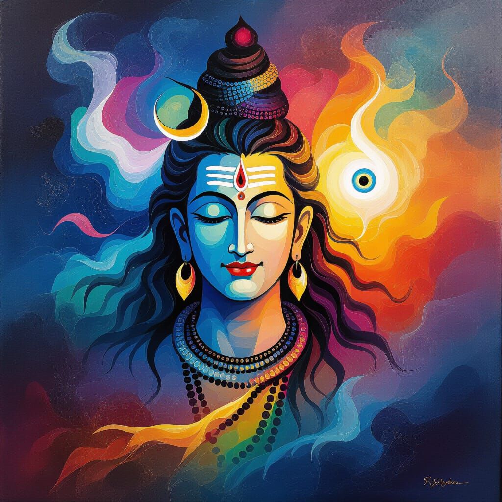 Divine Om Namah Shivaya with Cosmic Energy