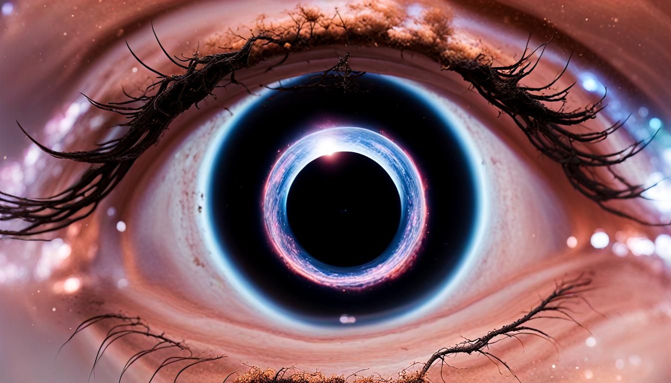 Hyperrealistic Black Hole: Quantum Physics and Raytracing