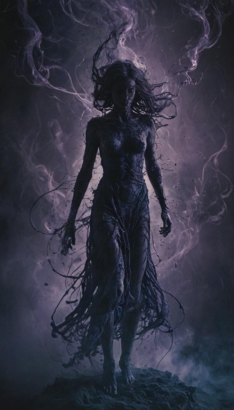 Eerie Dark Energy Emanating in Surreal Void