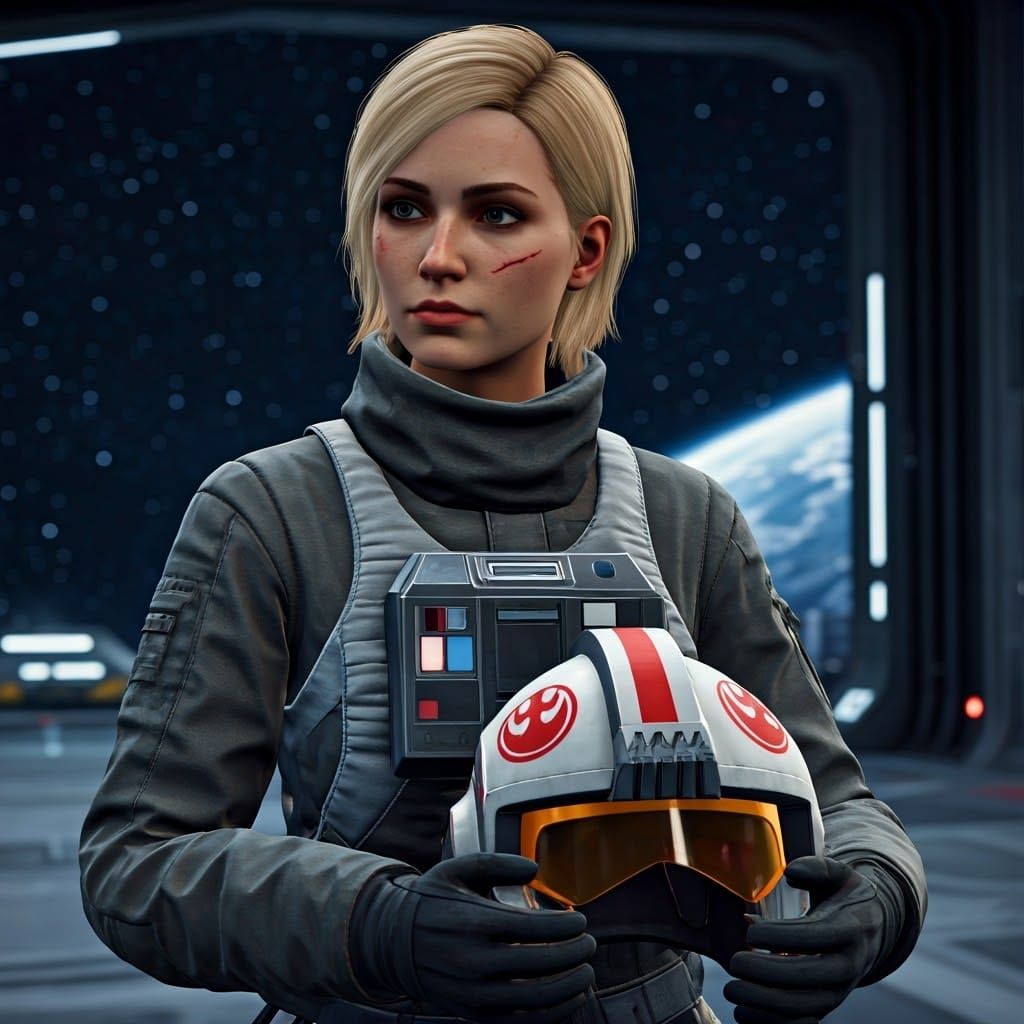 Star Wars Pilot Portrait in 4K