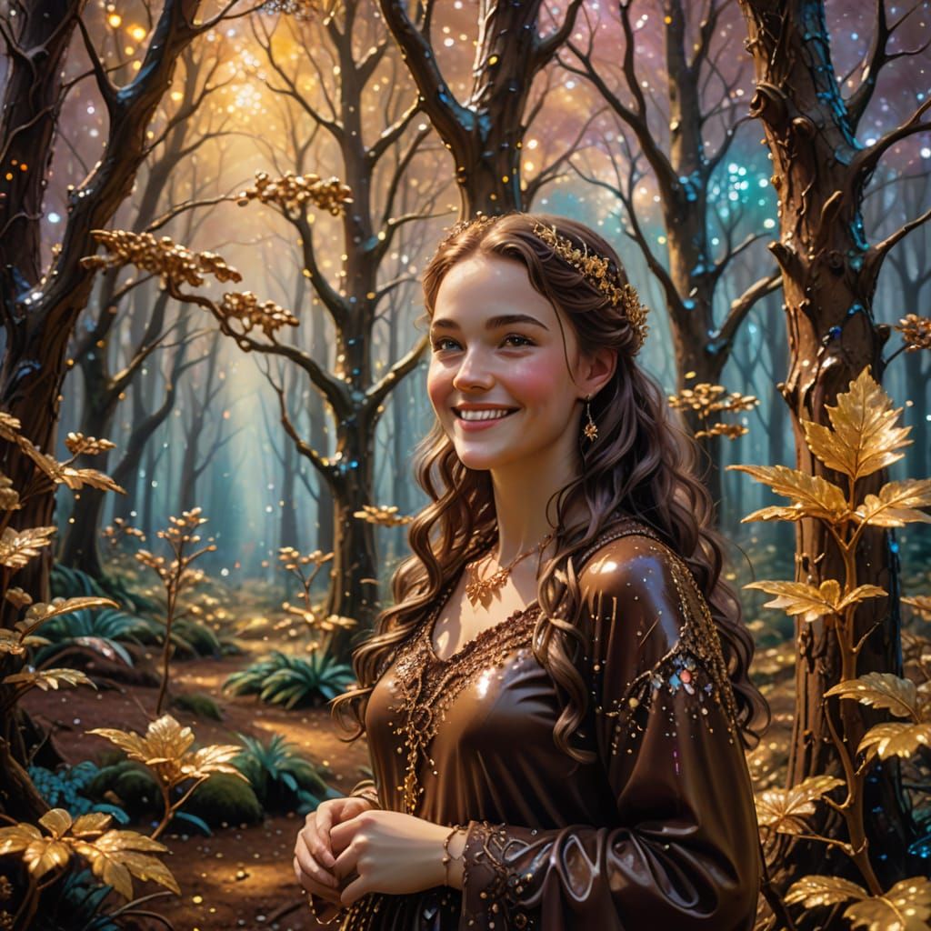 Chocolate Forest Fantasy: Dreamy Macro Photography