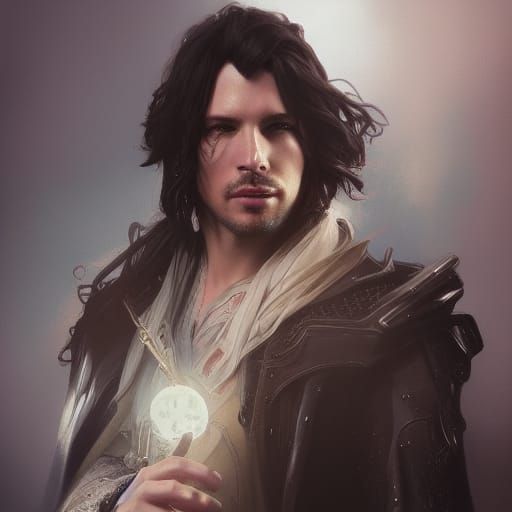 Ardyn Izunia Portrait in Digital Art Style