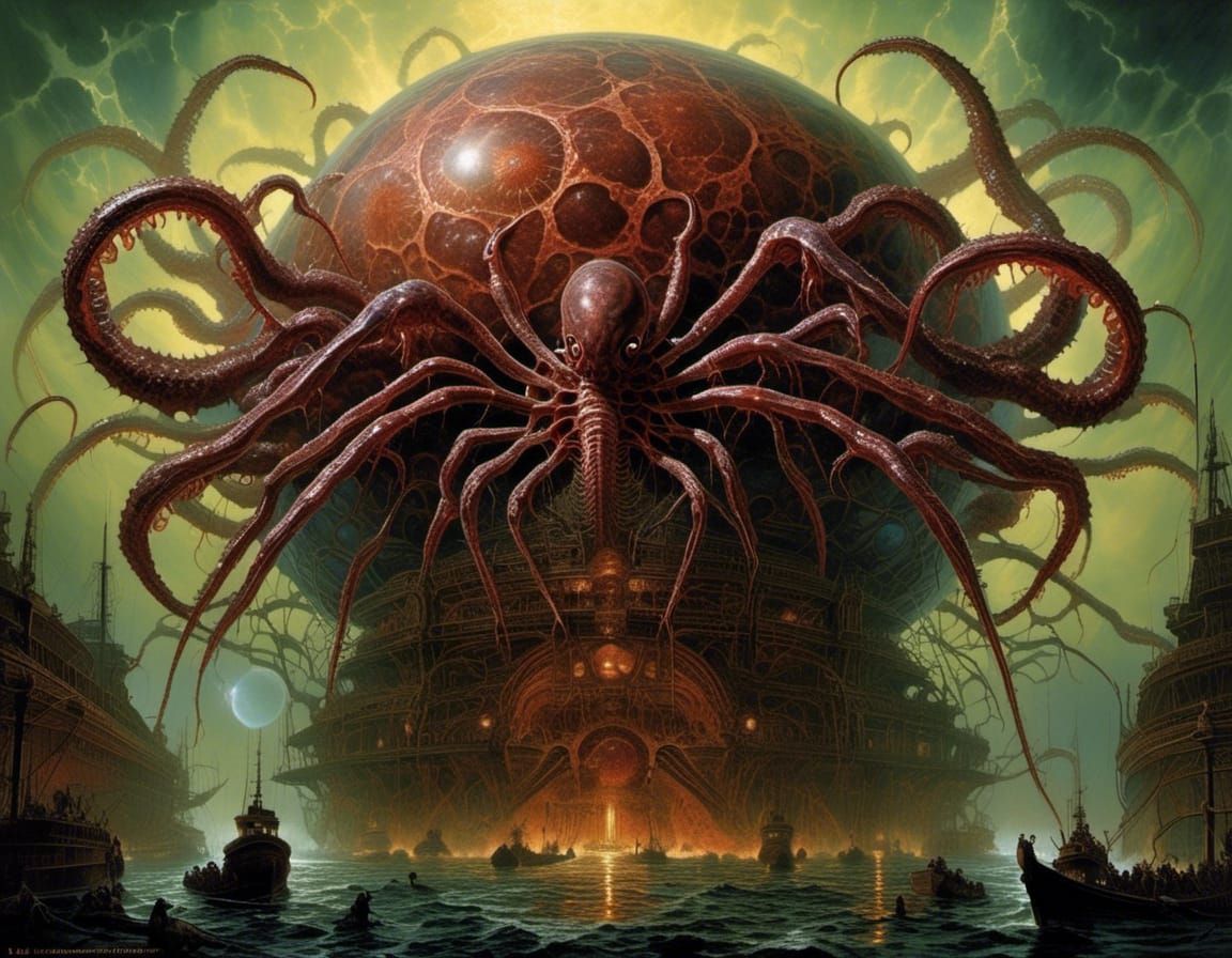 Lovecraft's Lu-Kthu, Birth-womb of the Great Old Ones