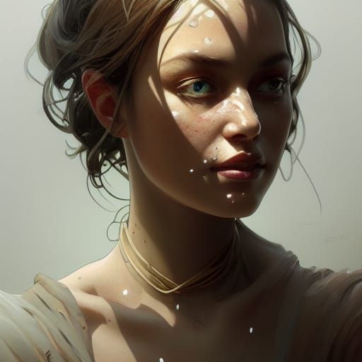 Detailed Portrait with Dynamic Lighting