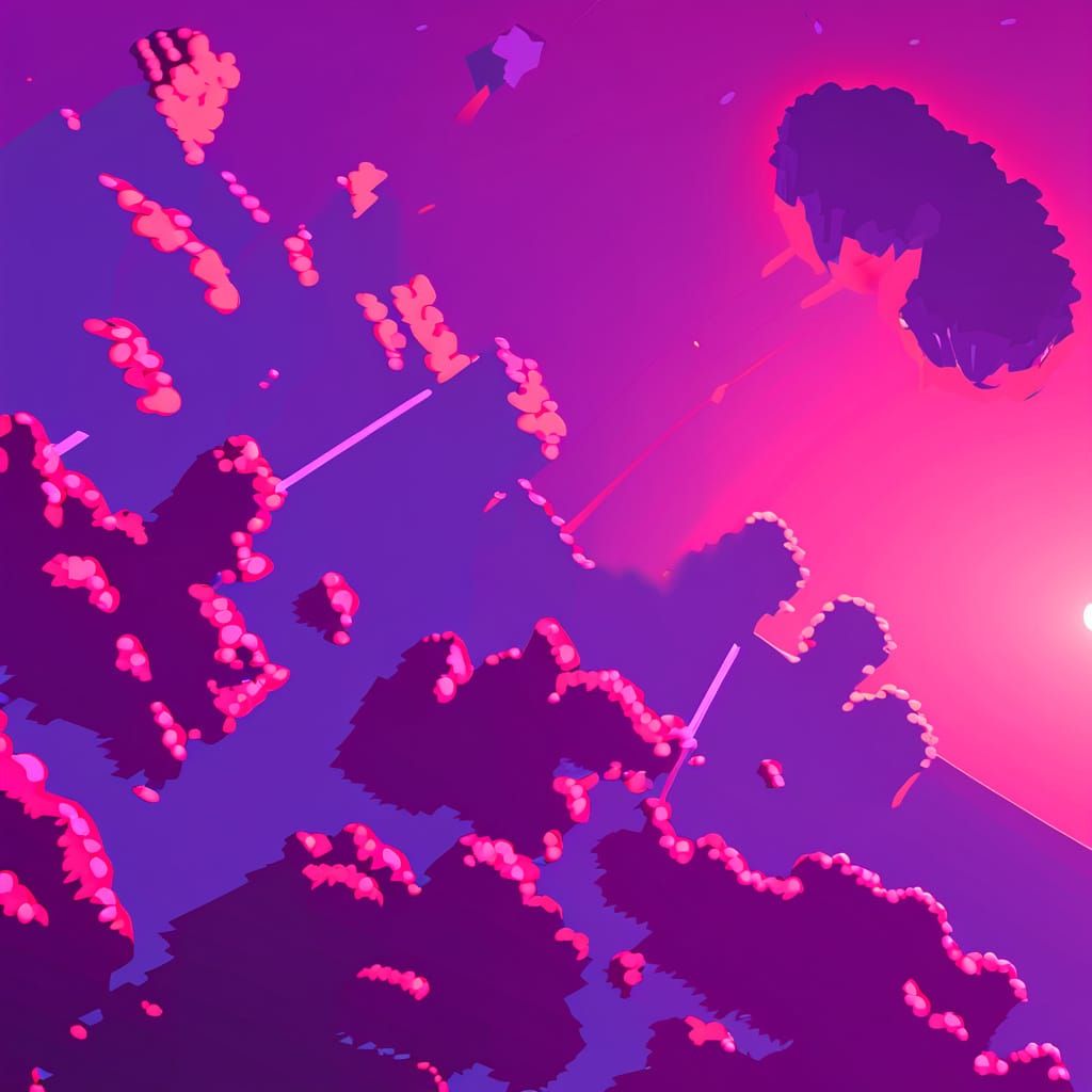 Whimsical Candyland Landscape in Vibrant, Hyperrealistic Sty...