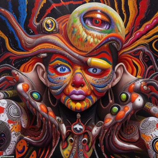 Surreal Matte Oil Painting by Surrealist Painters