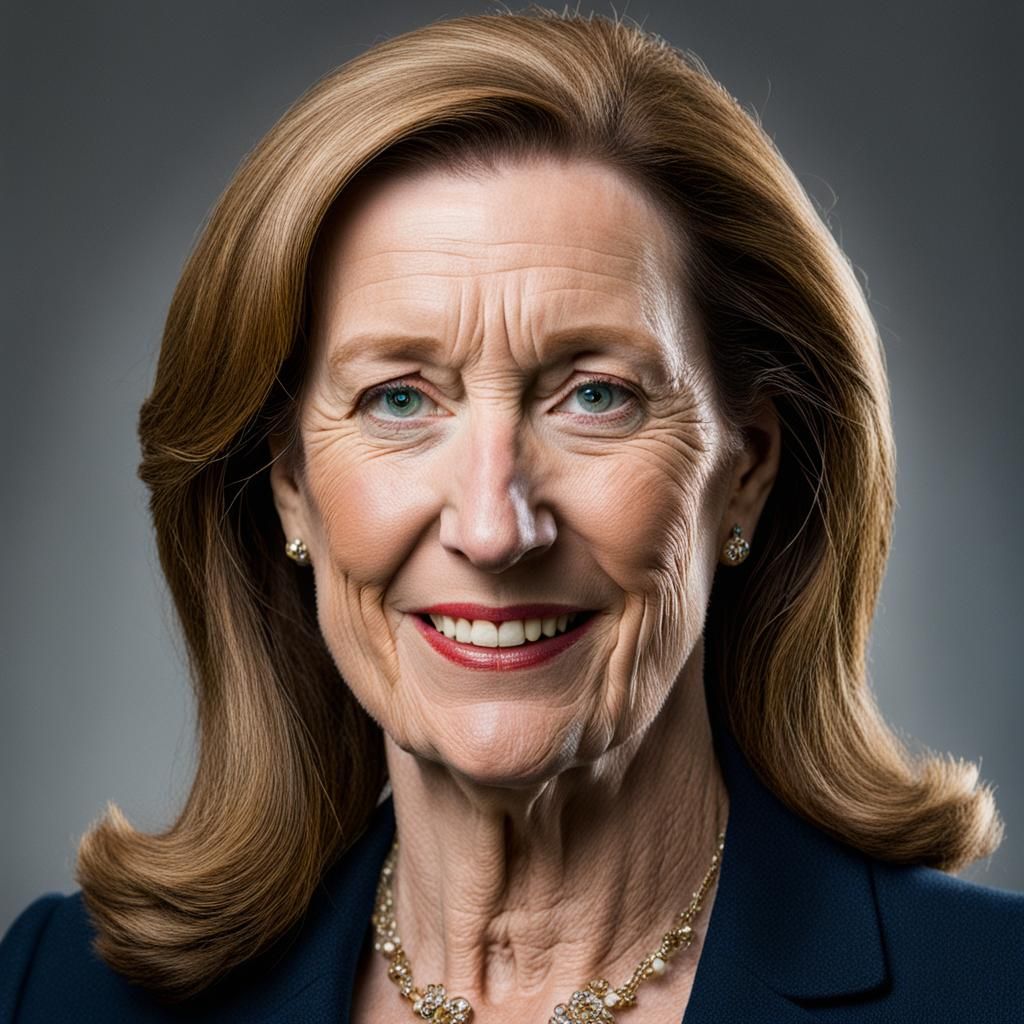 AI-Generated Portrait from Text Prompt