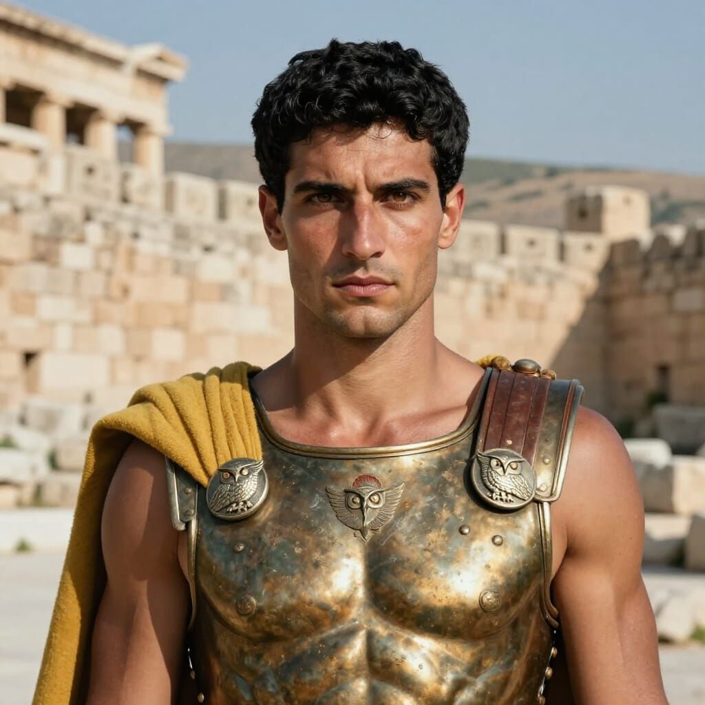 Hellenistic Commander Atheneos Attalos Igemon Portrait