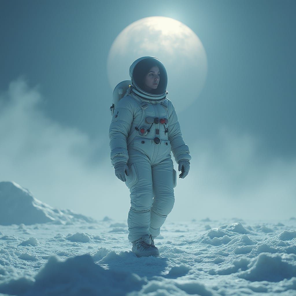 frozen surface of Europa