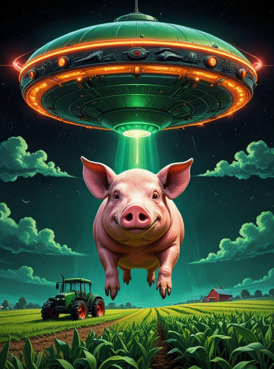 Aliens love bacon too