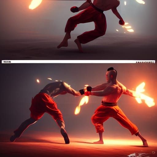 Boxer's Transformation: Knockout in Hyperdetailed Concept Ar...