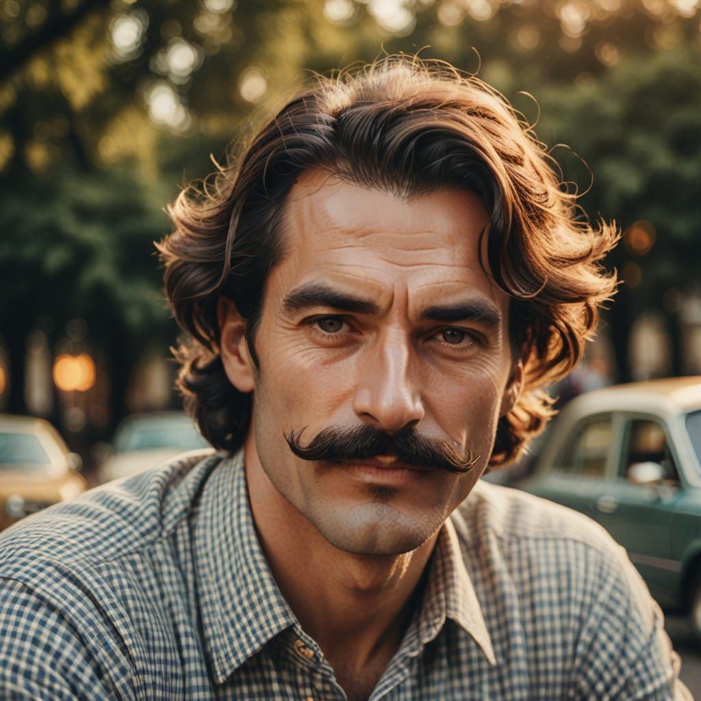 Vintage Gentleman in Gingham