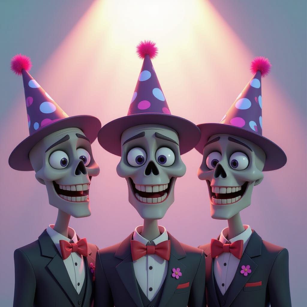 undead party hats for undead party guests