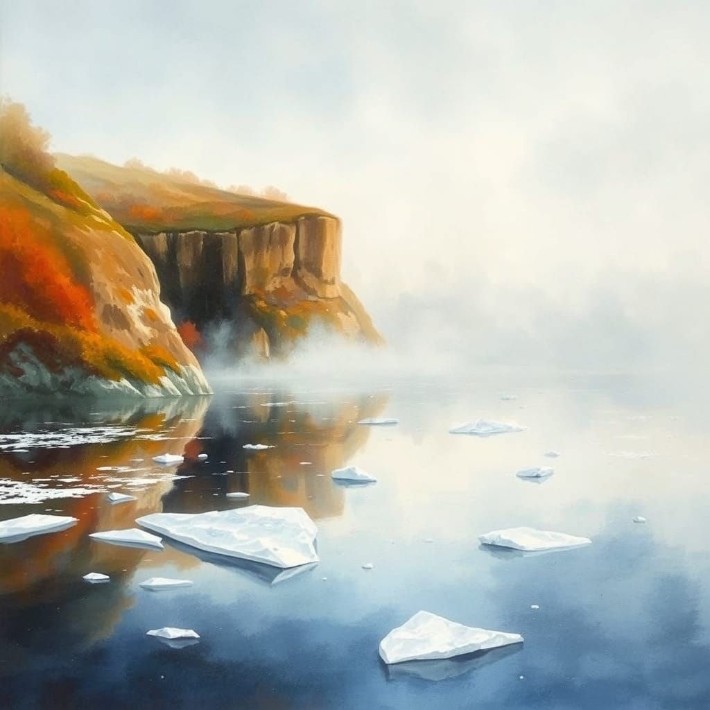 Autumnal Dreamscapes in Soft Watercolour Pastels