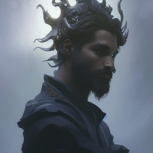 Fantasy Portrait: Prince of the Void, Demon Tamer