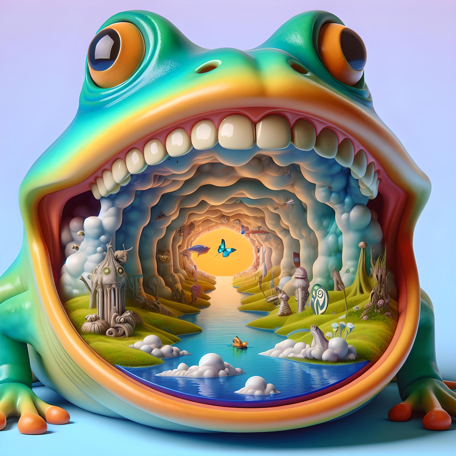 Surreal Frog Unveils Fantasy Wonderland in 3D