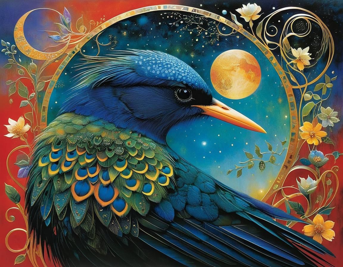 Intricate Home Interior in Surreal Expressionist Style