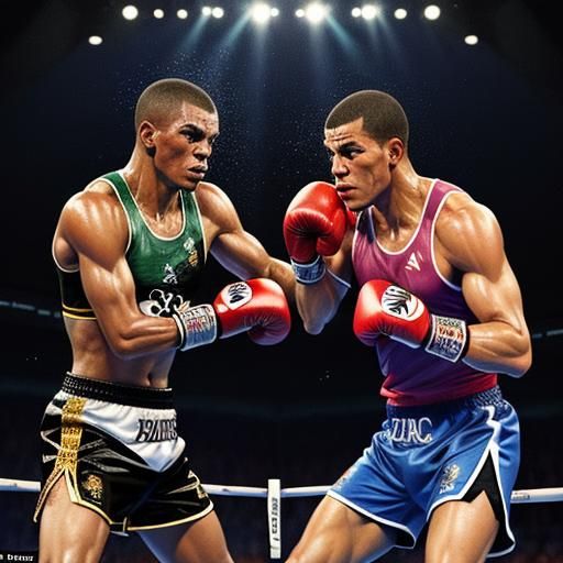 Boxers in Summer Olympics Tarot Card