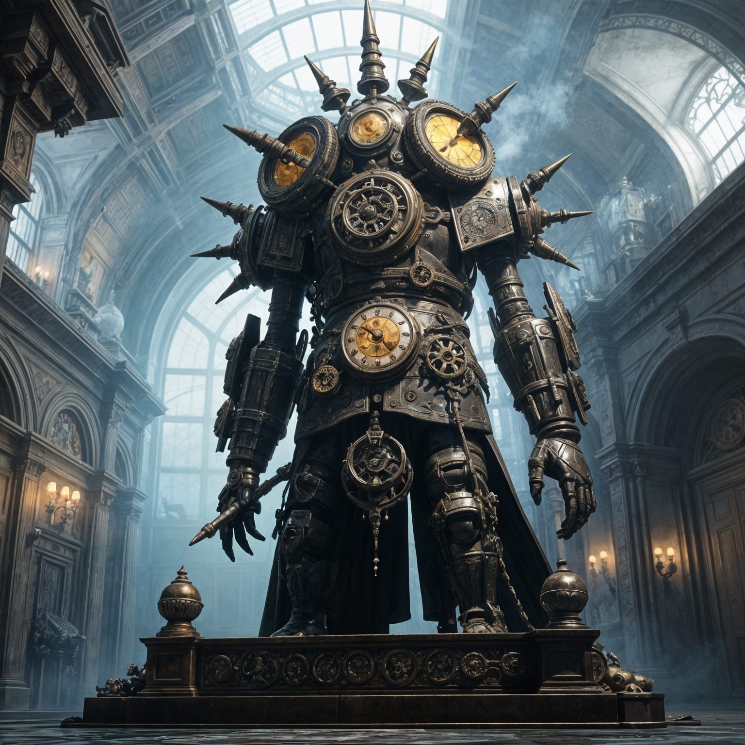 Clockwork Golem Guardian of the Grand Hall