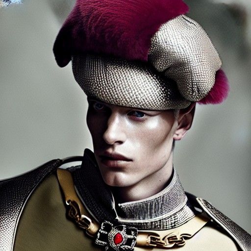 Medieval Prince Portrait in Renaissance Style