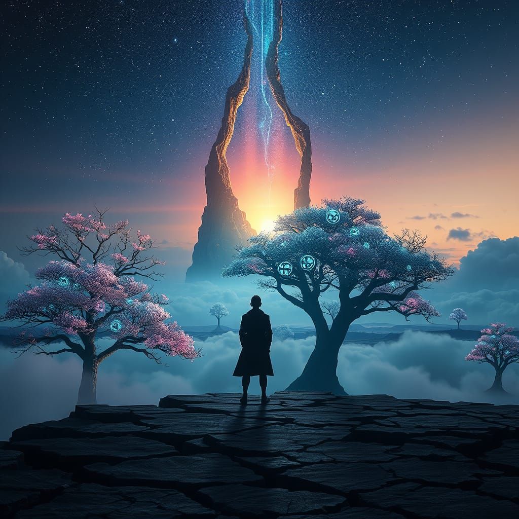 Shattered Sky: A Cyberpunk Memoryscape