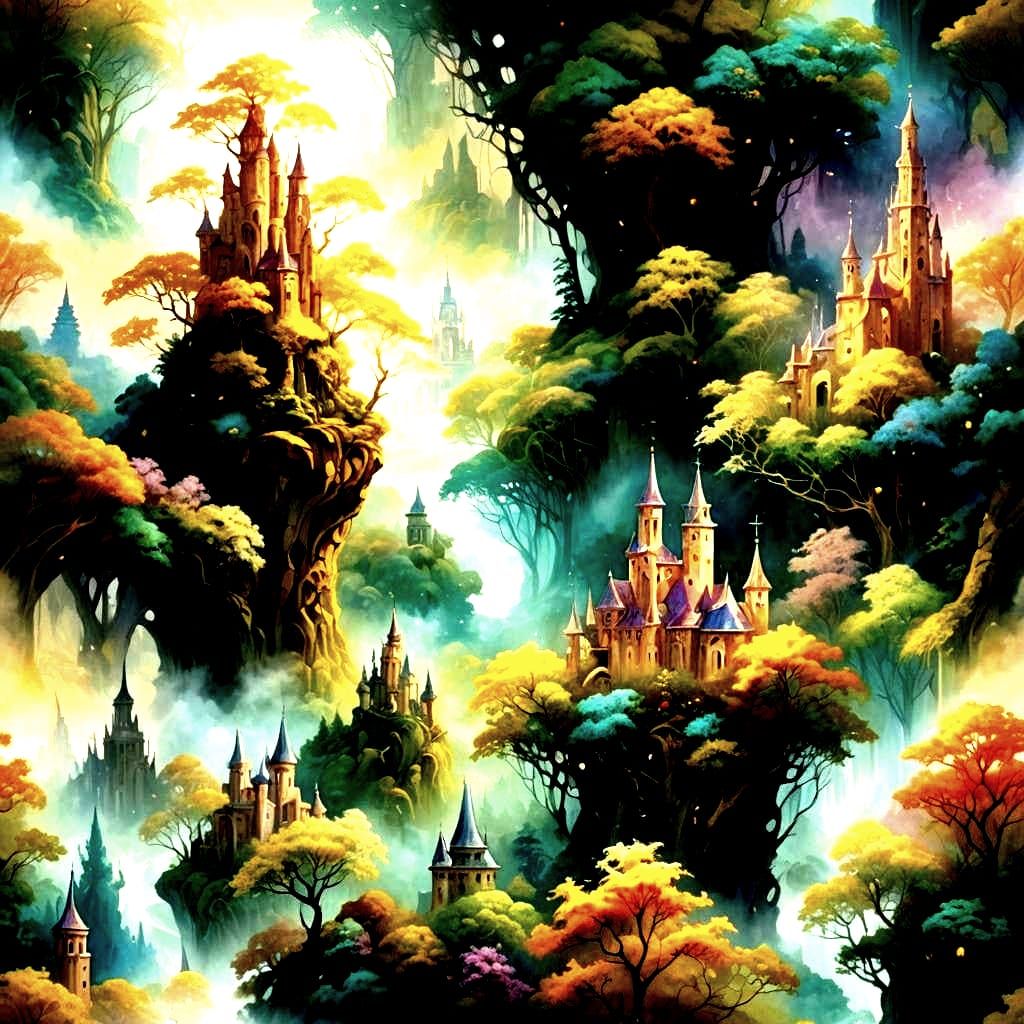 Ancient Gardens and Forests Digital Rendering