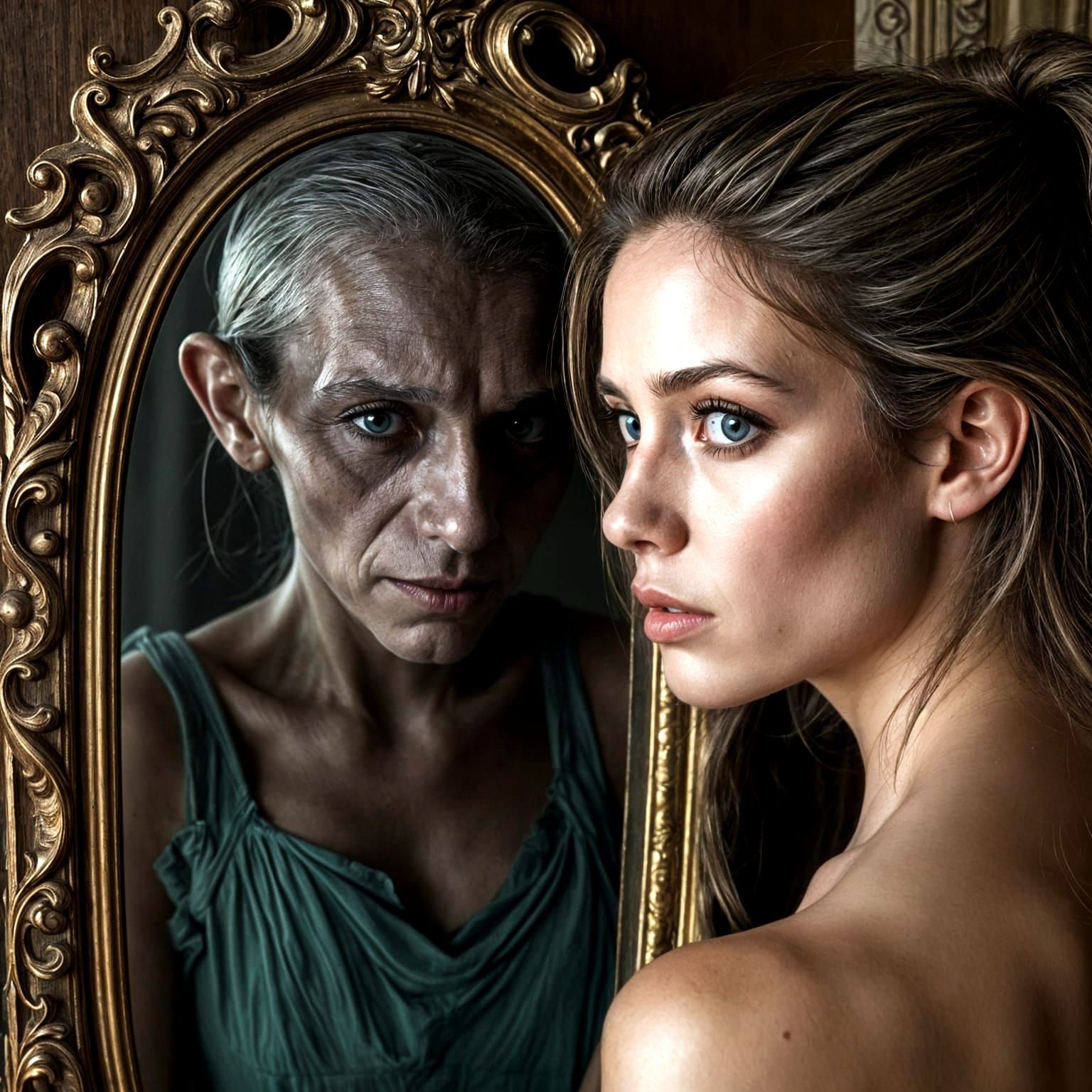 Beware how the mirror talks to you.