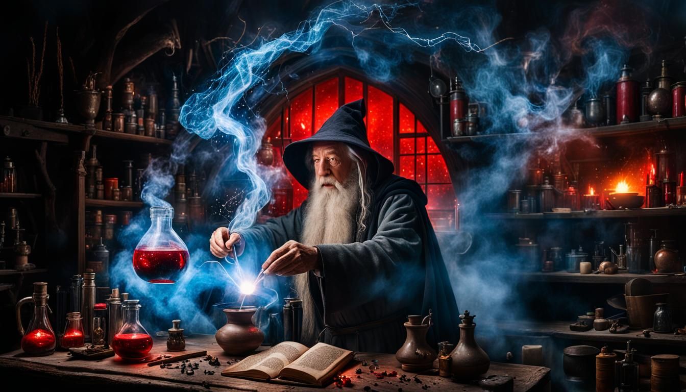 Sorcerer prepares a spell
