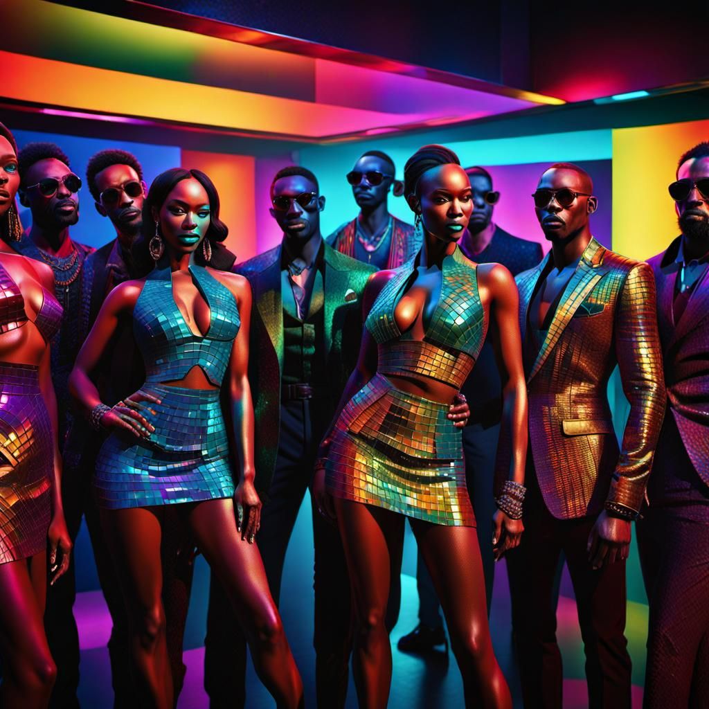 Nightclub Scene in Vivid Technicolor