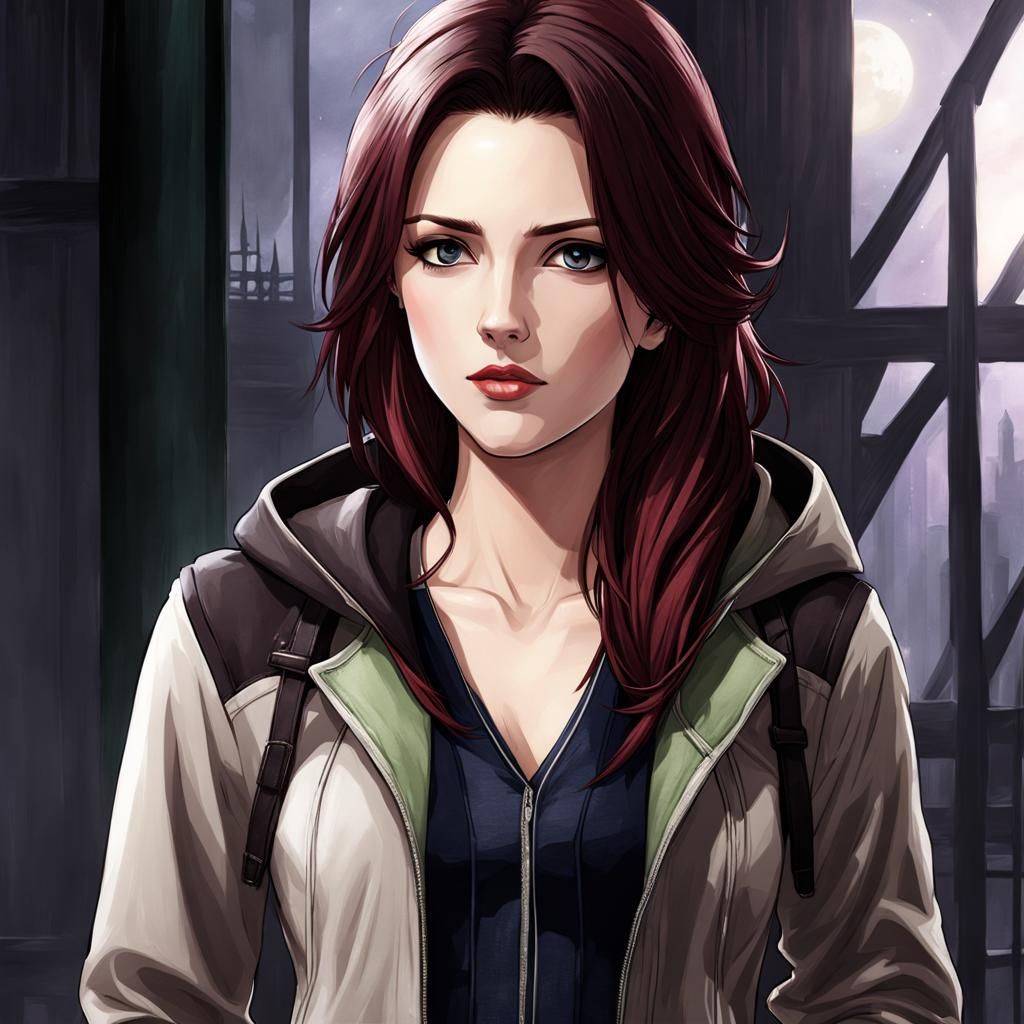 Twilightcore Aesthetic with Muted Colors and Dark Jackets