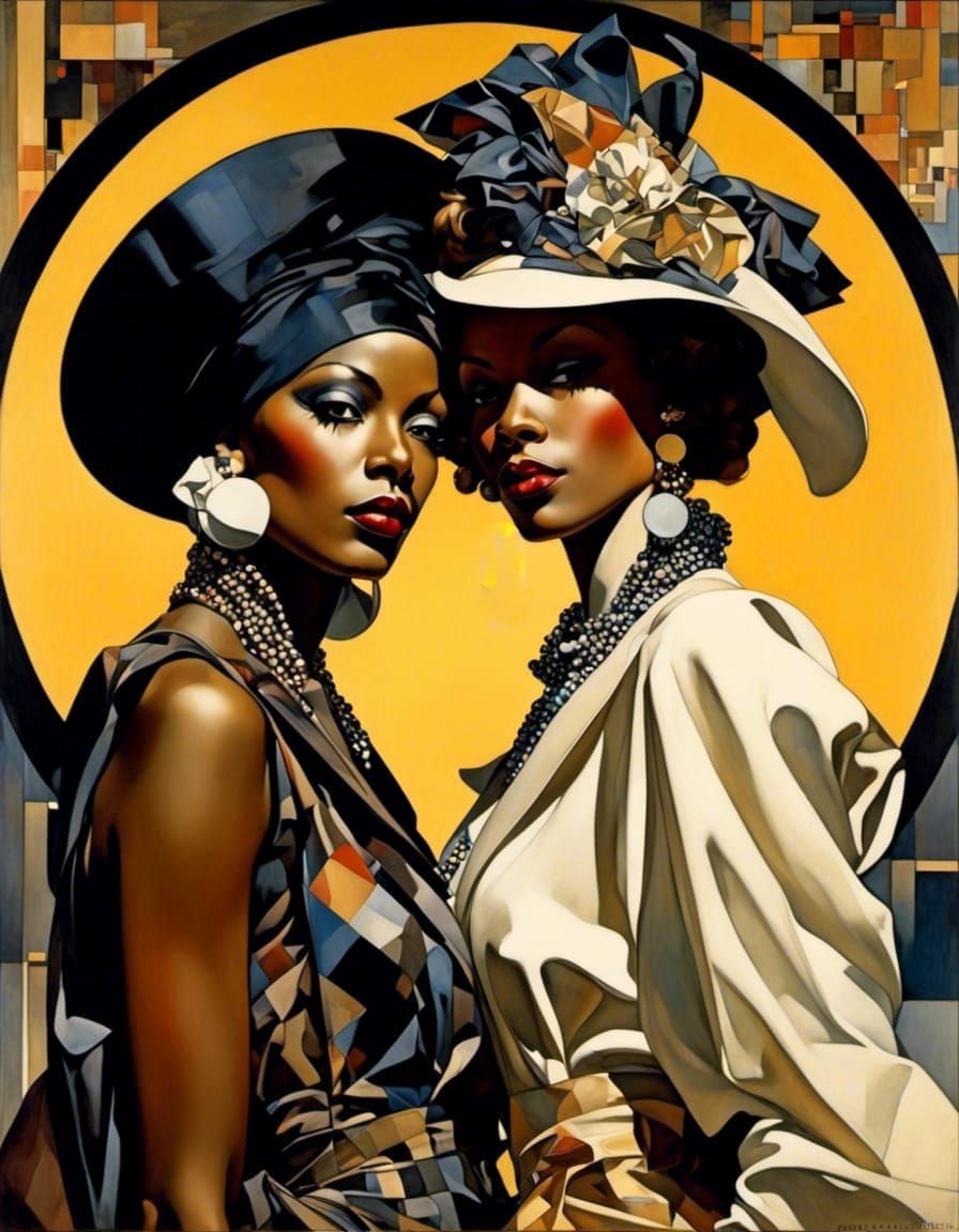 Zoot Suit Fashion: A Colorful, Cinematic Matte Painting