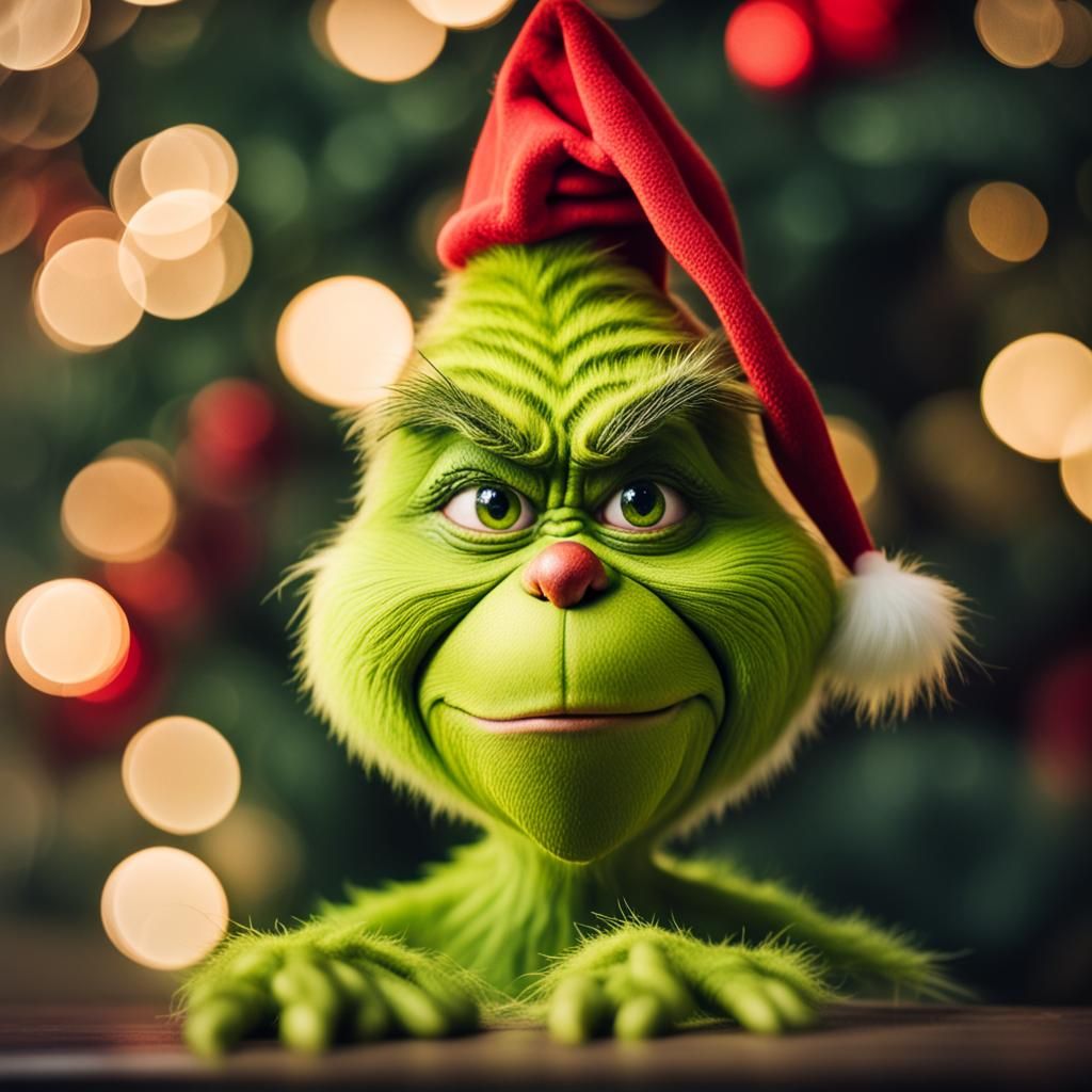 The Grinch: Professional Photography with Bokeh