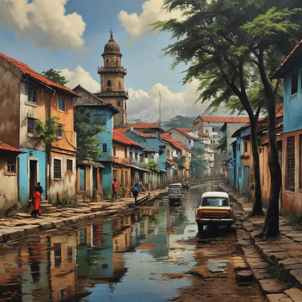 Painting by Alagos: An AI Interpretation