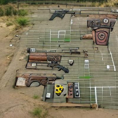 Post-Apocalyptic Shooting Range: A World in Ruins