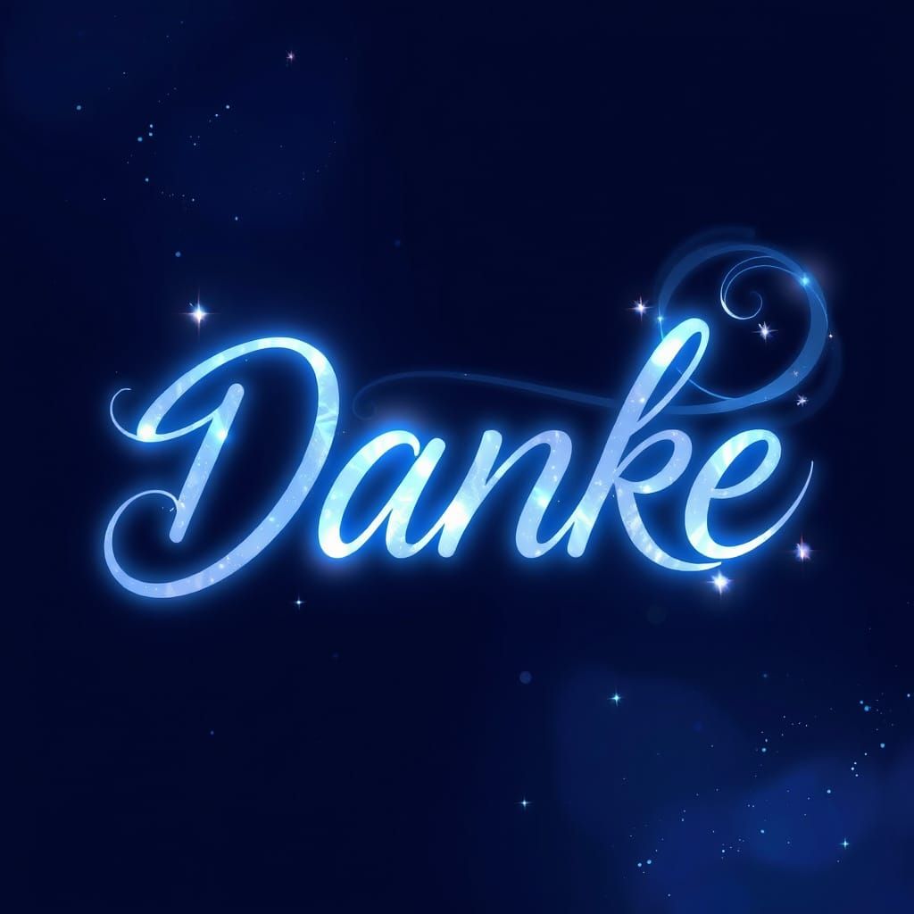 Ethereal Cursive Script in Iridescent Hues and Celestial Lig...