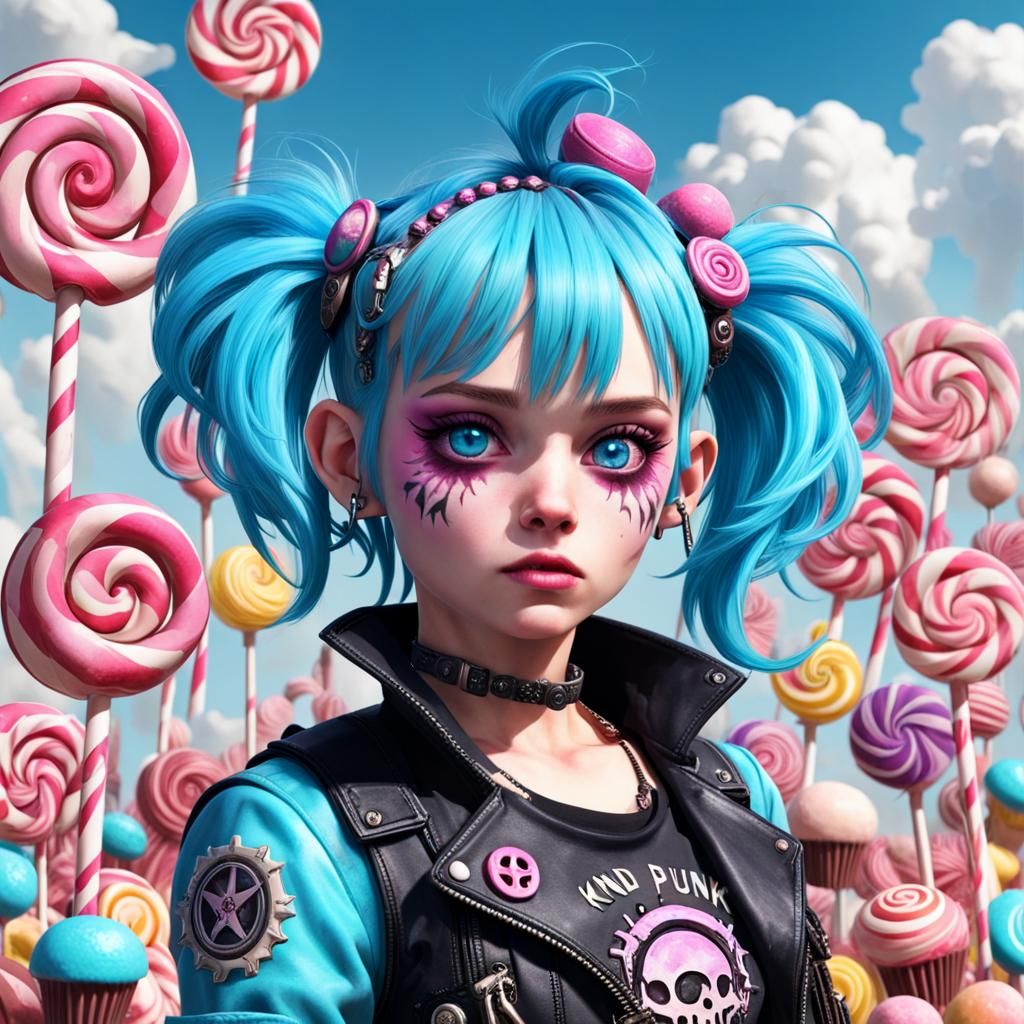 Kindpunk Candypunk Skybluepunk: A Candy Punk Aesthetic