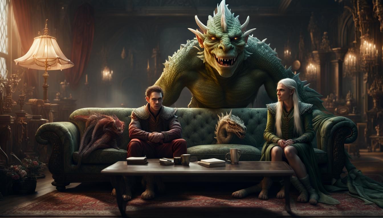 Dungeons and Dragons campaign casting couch.