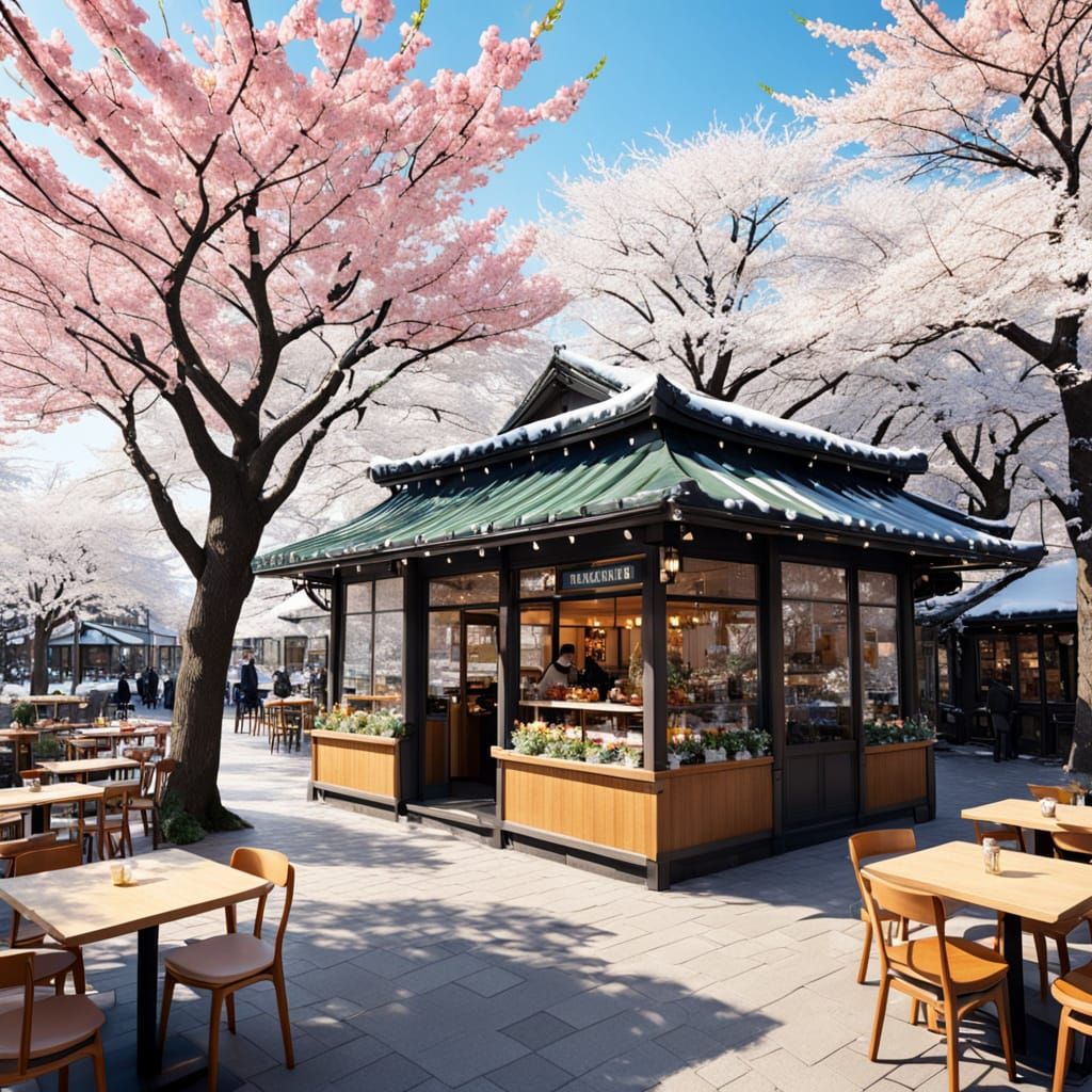 Enchanted Seasonal Cafe With Four Seasons