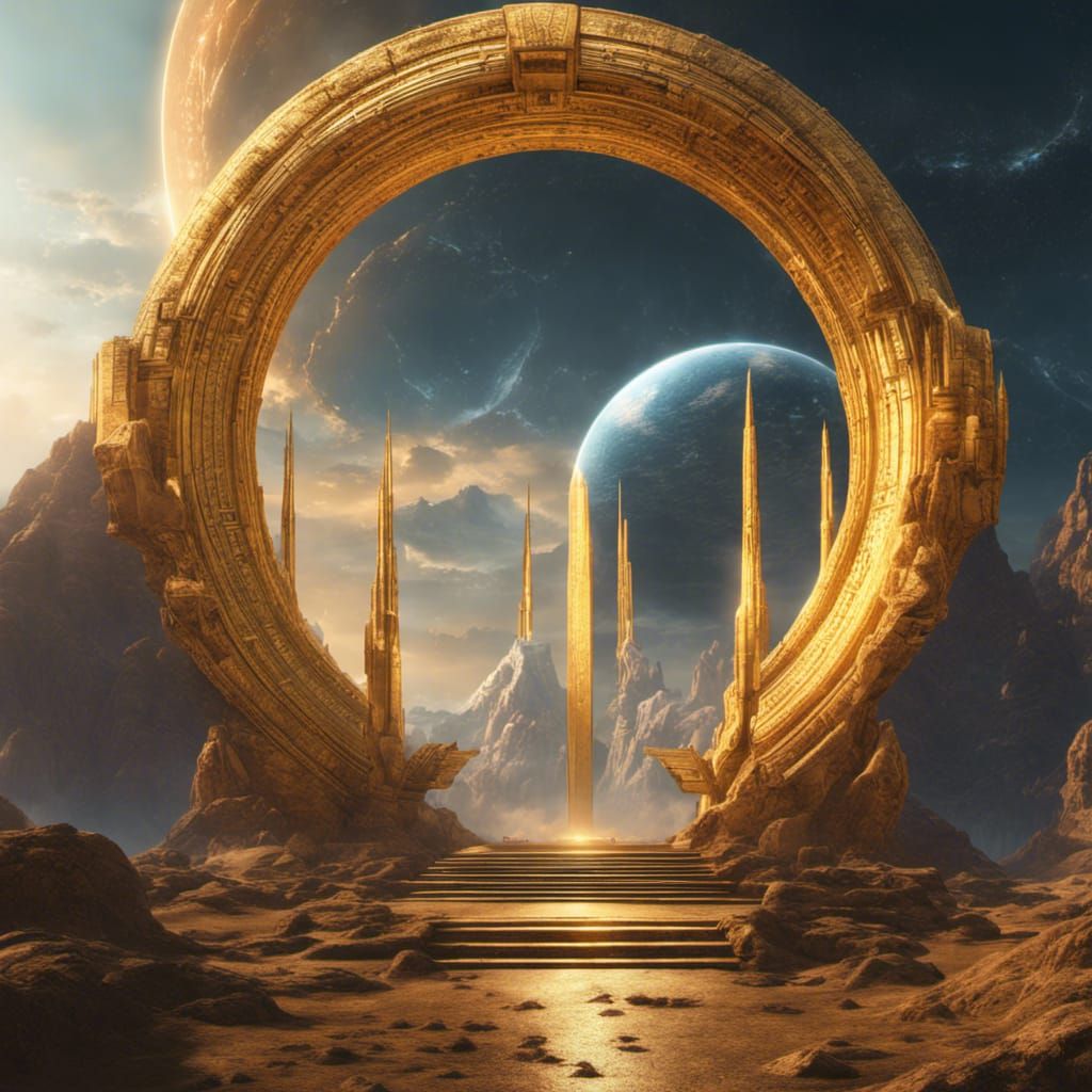 Ouroboros and Stargate Portal to Cosmic Dimensions