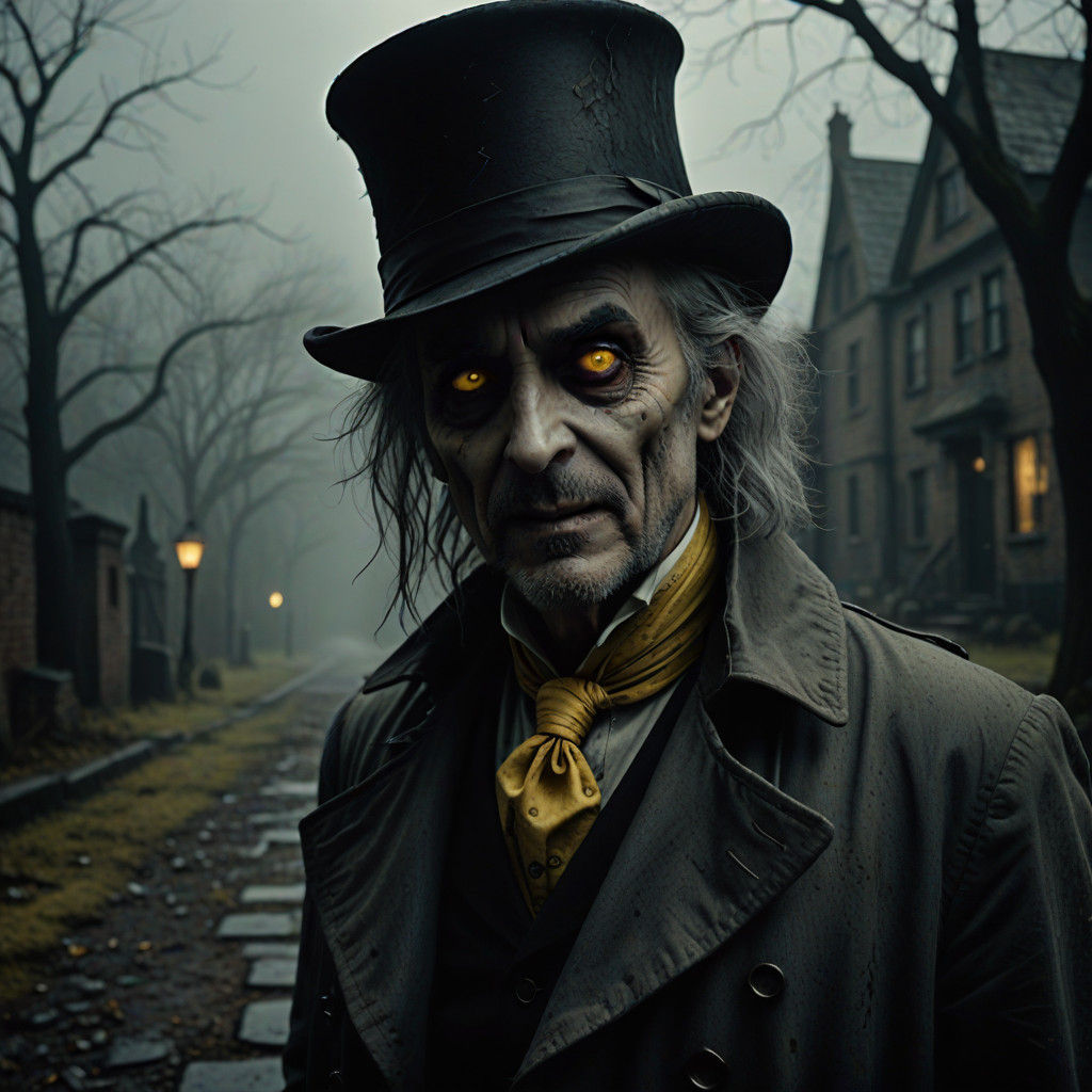Sinister Bogeyman in Victorian Elegance