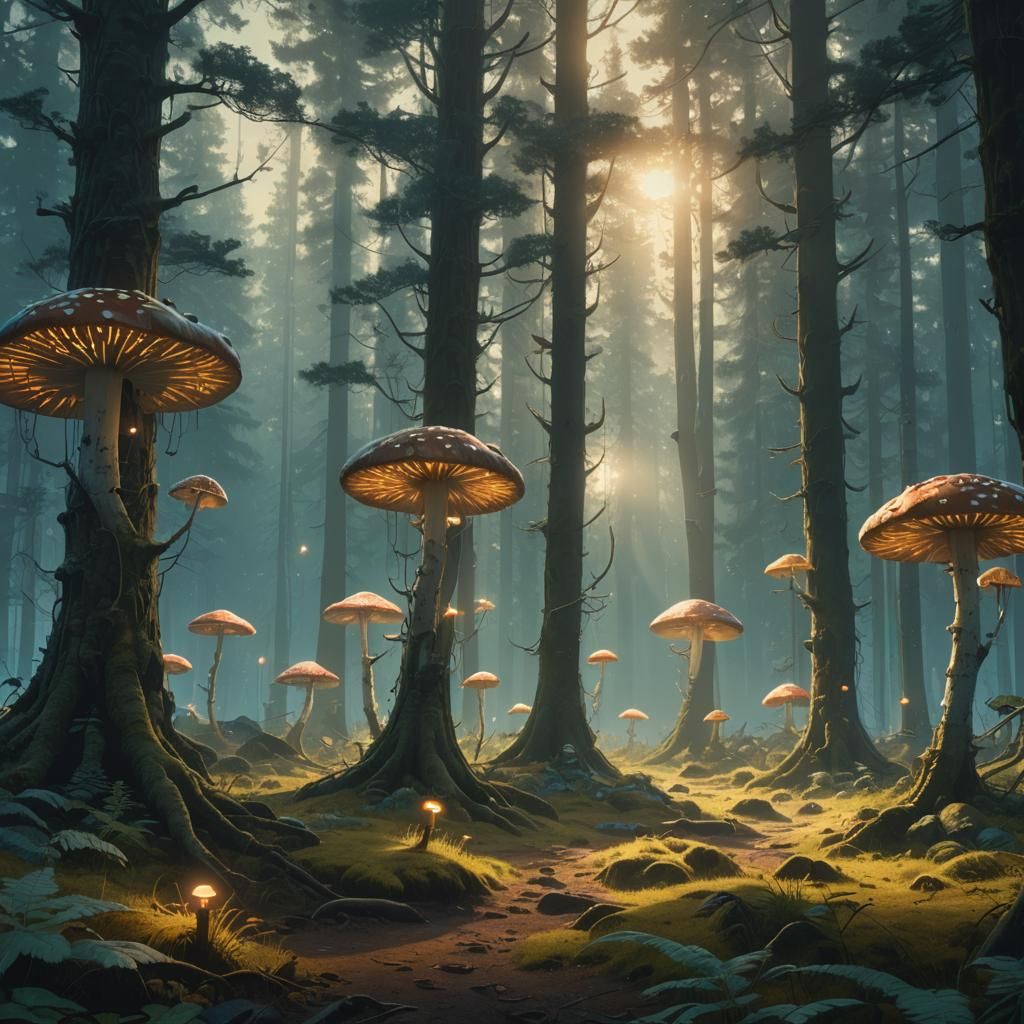 Gornitam in Mystical Forest Glade Concept Art