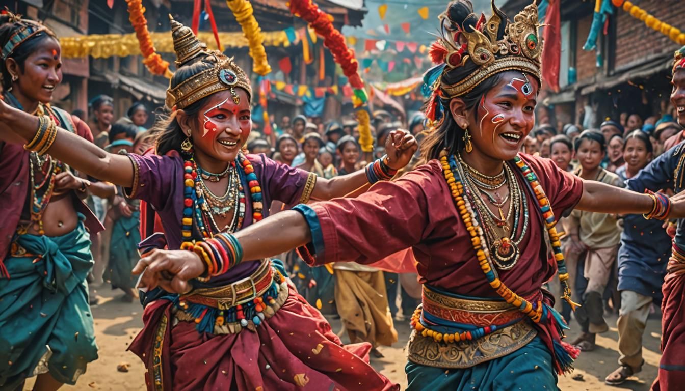 Gaj jatra festival nepal