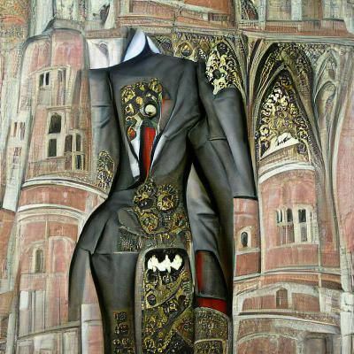 Abstract AI Art from Empty Prompt