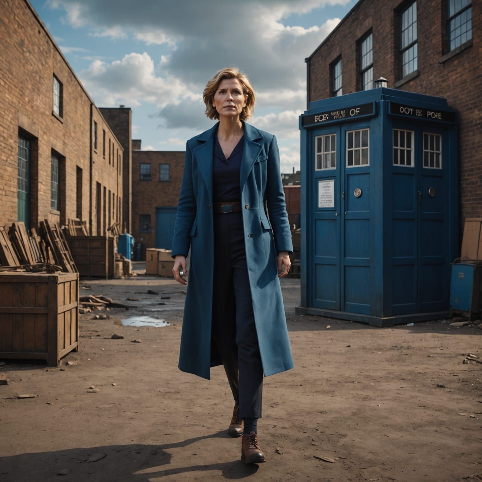 The Thirteenth Doctor Outside the TARDIS