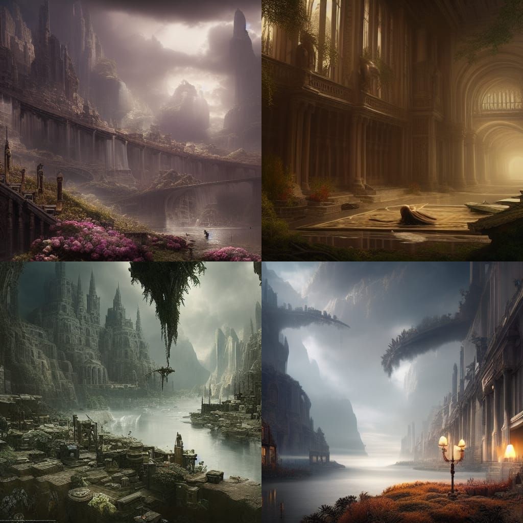 Epic Cinematic Image of Rest and Relaxation