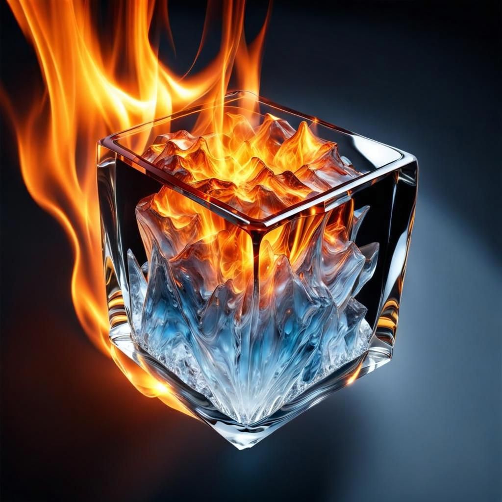 opposites  🔥🧊  fire and ice